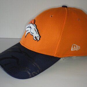 New Era 39Thirty NFL Denver Broncos On Field Orange Fitted Hat Ballcap Med/Large